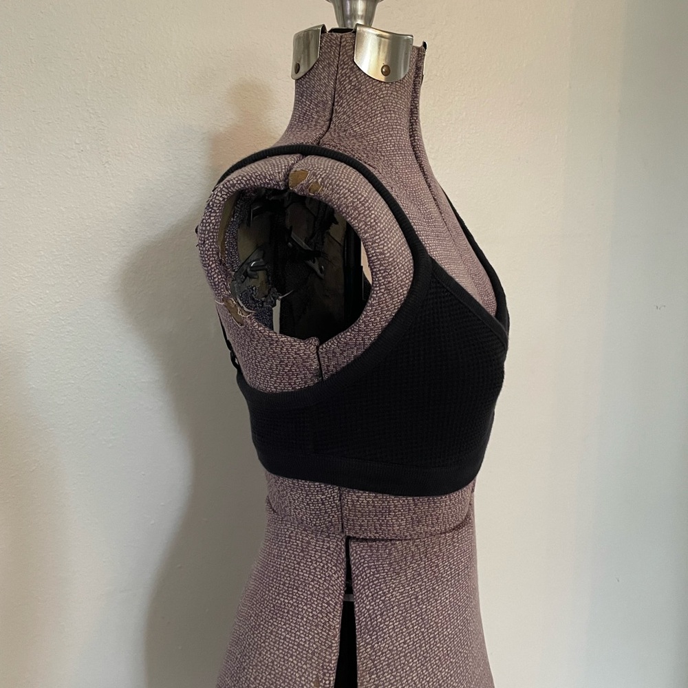 NEGATIVE Waffle Knit Lounge Bralette in Black - Picture 5 of 10